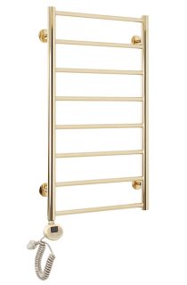 Полотенцесушитель электрический Domoterm Медея П8 400x800 EL золото